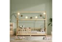 ecoMI Kinderbett Hausbett mit Rausfallschutz und Lattenrost Bild 1