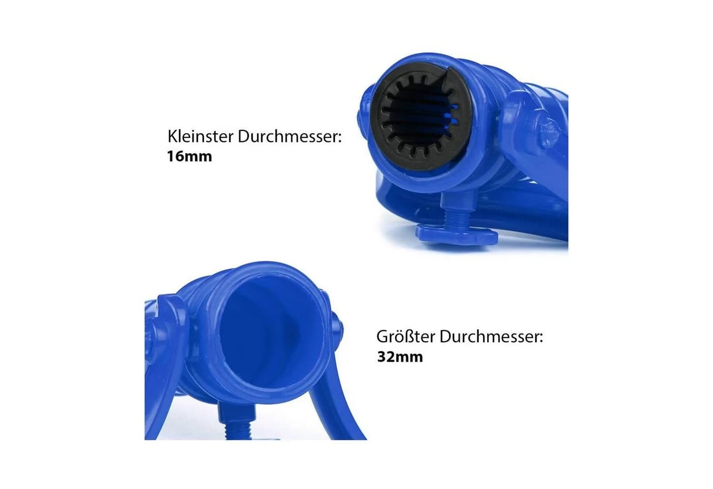 Sekey Sonnenschirmhalter Blau Kunststoff für 19-32 mm Mast - Bild 3