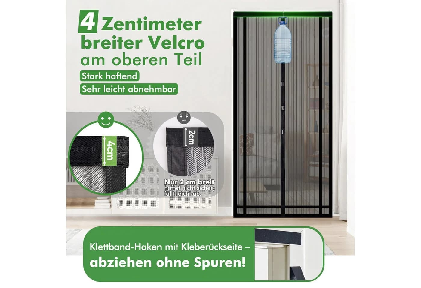 Sekey Magnetisches Insektenschutznetz für Türen zuschneidbar - Bild 3