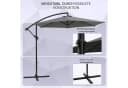 Sekey Sonnenschirm Grau Ampelschirm UV50+ Knickbar Bild 5