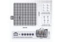 Sekey Picknickdecke 200x200 cm Grau Wasserdicht Faltbar Bild 1