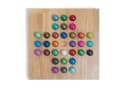 Remember Brettspiel Solitär Bunt Gummibaumholz Glas Bild 1