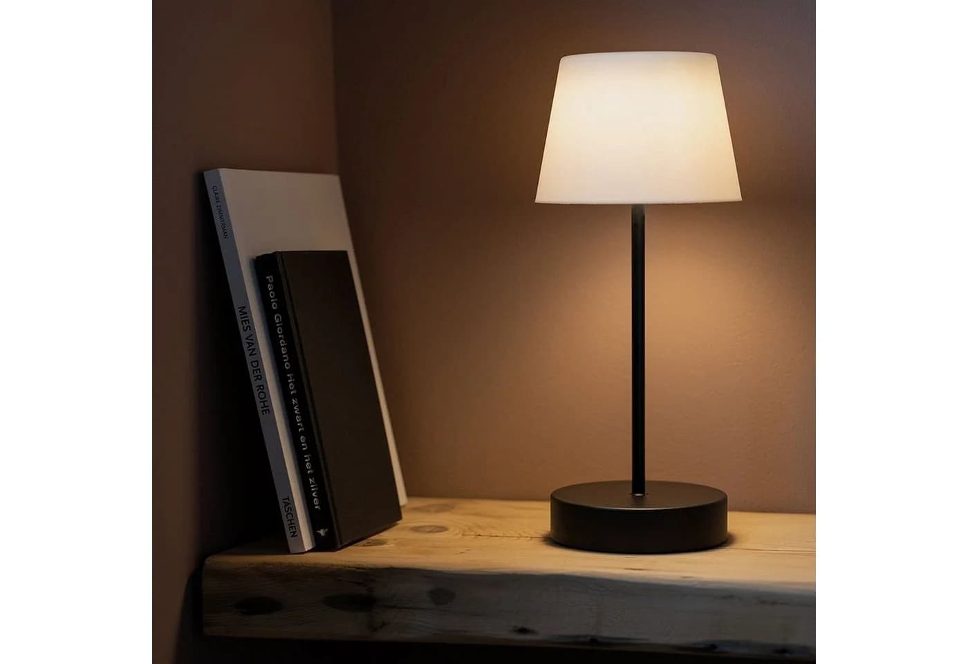 Remember LED Tischleuchte Oscar Pure Schwarz USB-Aufladbar - Bild 3