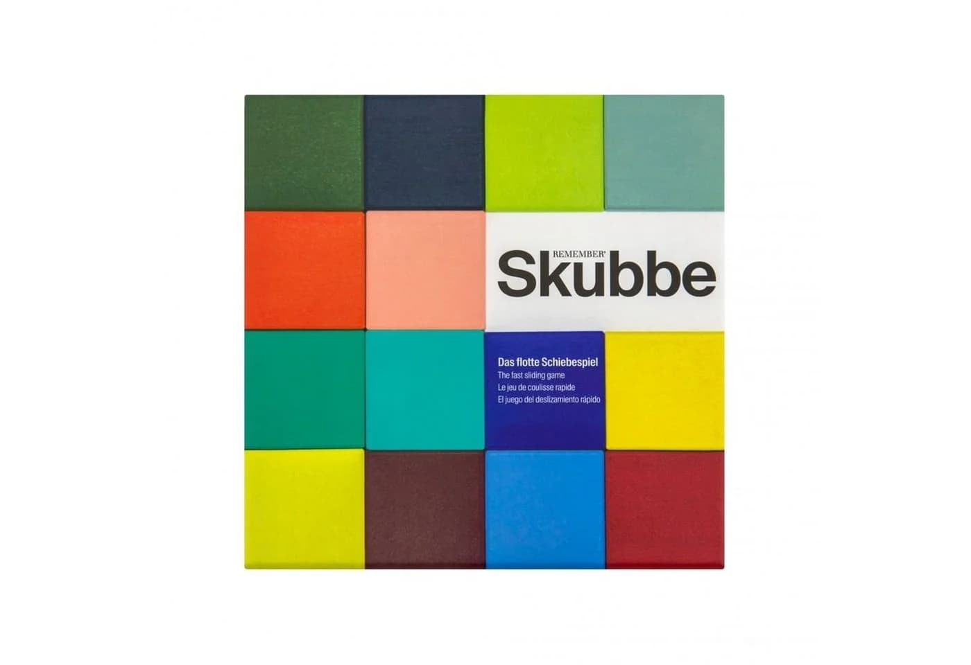 Remember Skubbe Schiebespiel Bunt Holz 2 Bretter - Bild 2