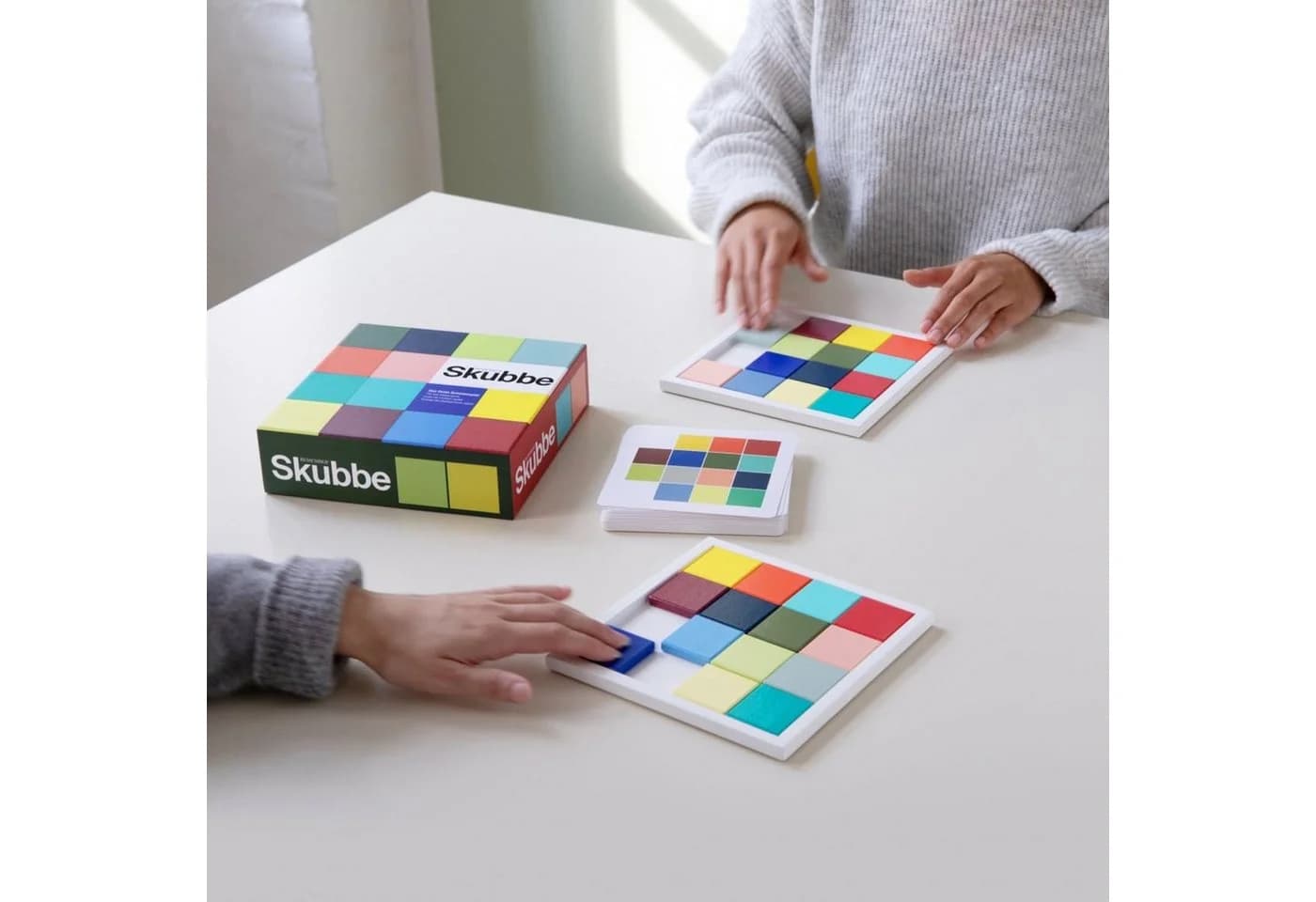 Remember Skubbe Schiebespiel Bunt Holz 2 Bretter - Bild 3