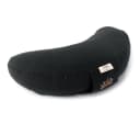 SEI Design Yogakissen Halbmond Schwarz Buchweizenschalen Füllung Bild 1