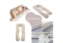SEI Design Stillkissen Seitenschläferkissen Bodypillow Beige Bild 4