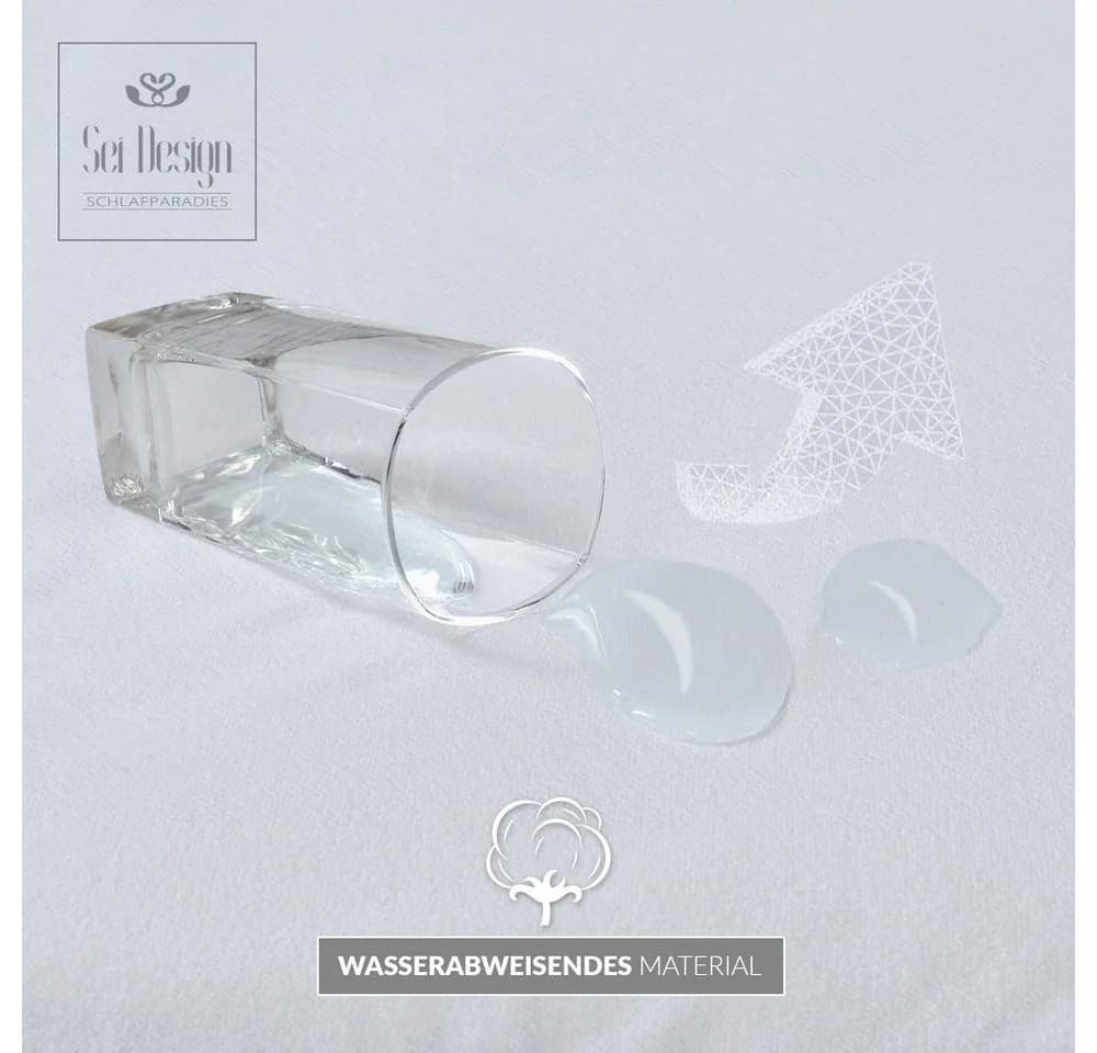 SEI Design Matratzenschoner Baby AQUASTOP Wasserdicht Spannbettlaken - Bild 3