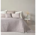 SEI Design Bettüberwurf Living Trend Taupe Hell Gesteppt Bild 3