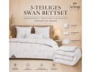 SEI Design SWAN Bettset 3-tlg. Weiß Mikrofaser Winter Bild 1