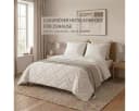 SEI Design Nordic Collection Kopfkissen Microfaser Gesteppt Weiß Bild 1