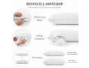 SEI Design Bett-Set Mikrofaser Einziehdecke + Kissen Weiß Nordic Collection Bild 5