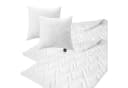 SEI Design Nordic Bettdecken-Set 2x 135x200 + 2x Kissen 80x80 Weiß Polyester Bild 2