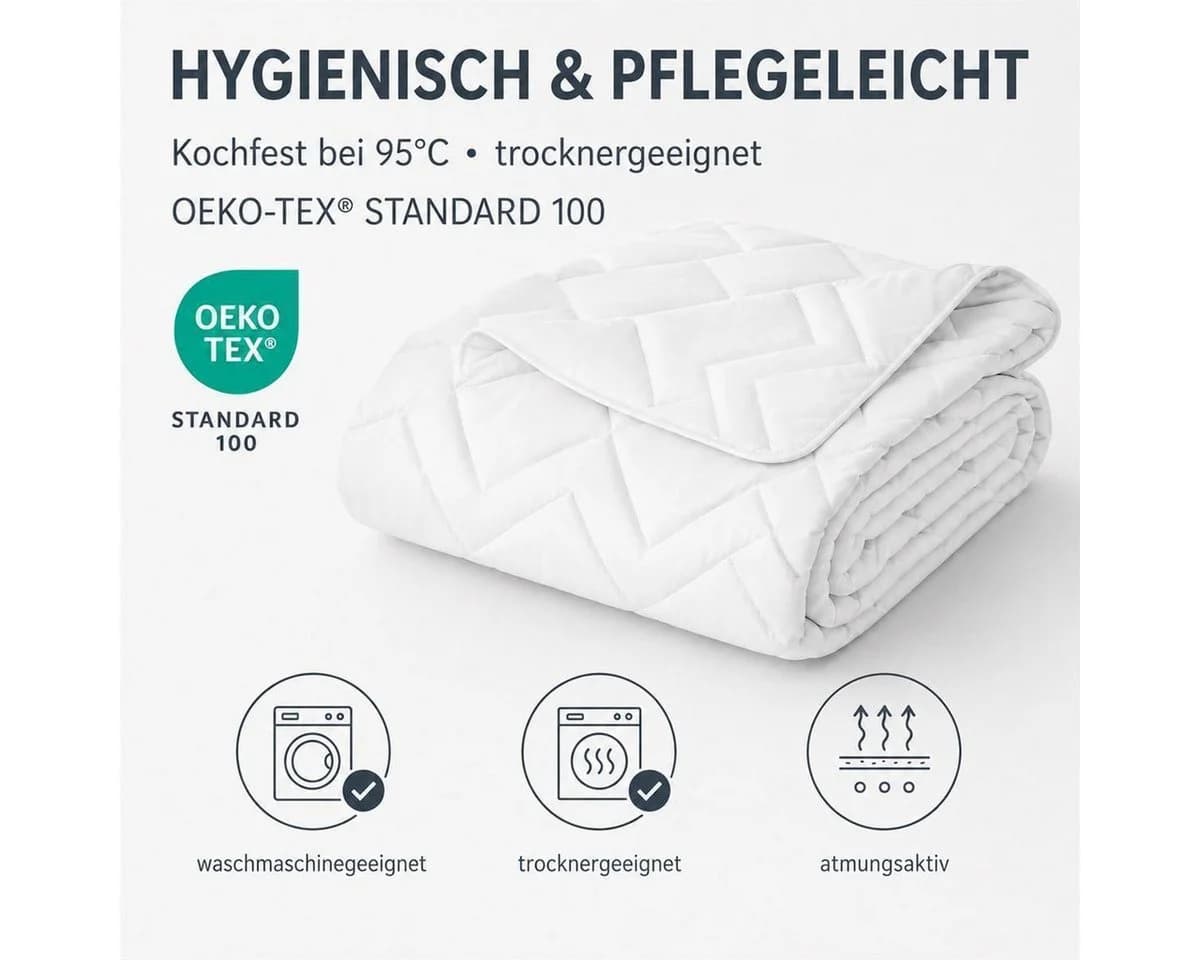SEI Design Microfaserbettdecke Winter Steppdecke Kochfest - Bild 5