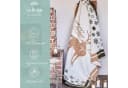 SEI Design Weihnachtsplaid Kuscheldecke Gold 150x200 cm Bild 4