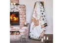 SEI Design Weihnachtsplaid Kuscheldecke Gold 150x200 cm Bild 5