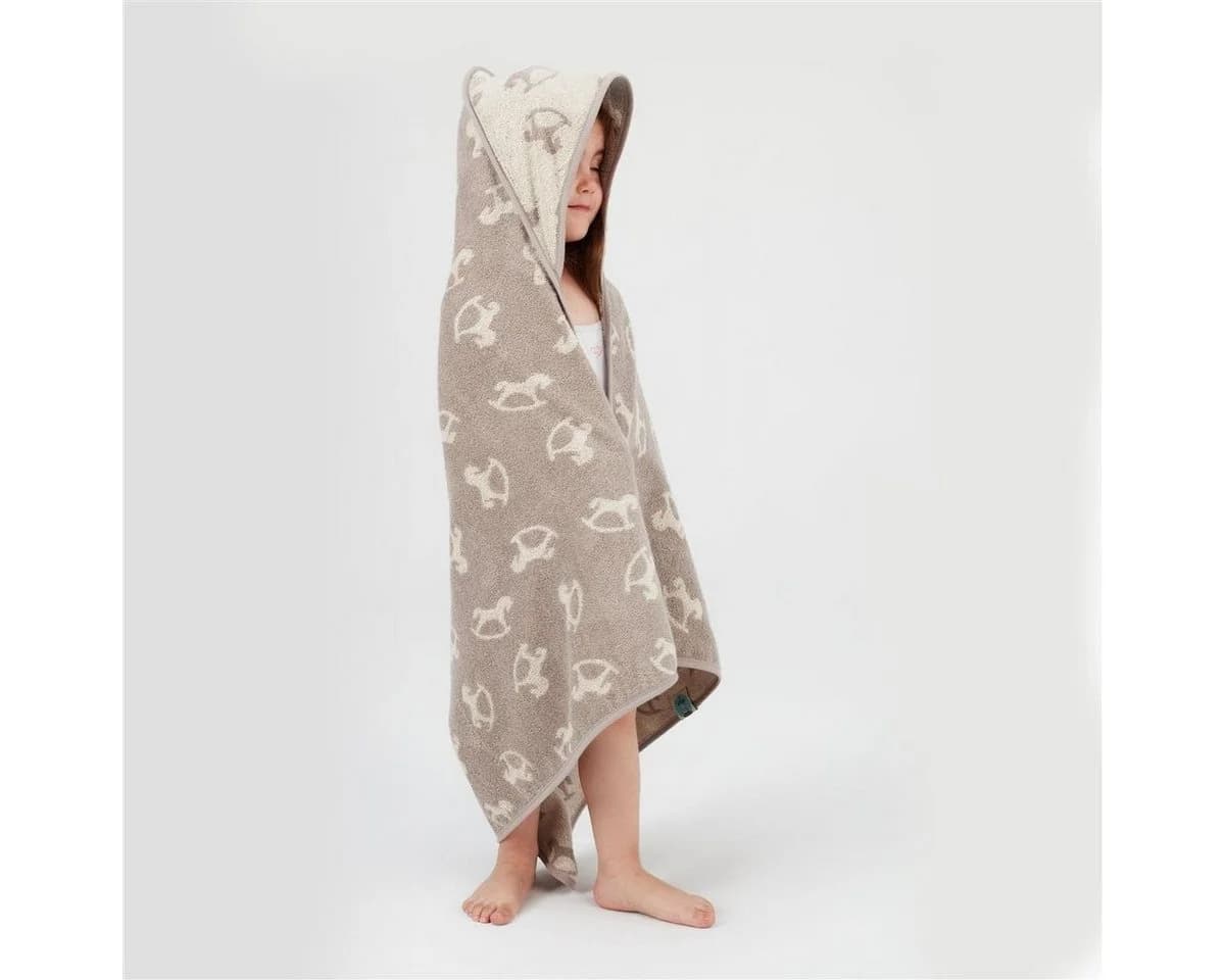 SEI Design Kapuzenhandtuch 80x80 Babyhandtuch Frottee Bio Baumwolle - Bild 4