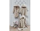 SEI Design Kapuzenhandtuch 80x80 Babyhandtuch Frottee Bio Baumwolle Bild 5