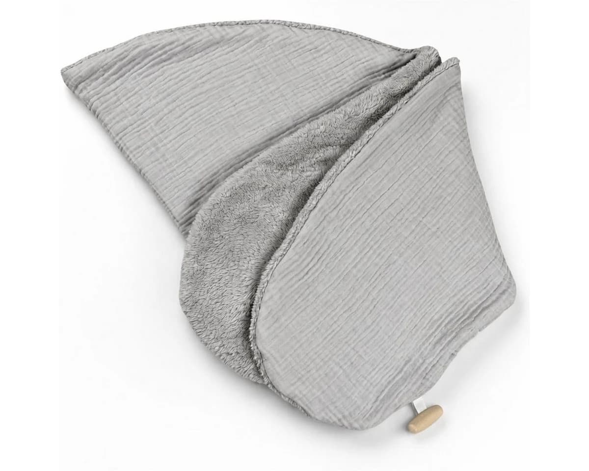 SEI Design Stillkissenbezug XXL Taupe Grey Bio-Baumwolle - Bild 2