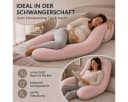 SEI Design Seitenschläferkissen XXL Mikrofaser Rosa/Beige Bild 4