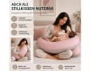 SEI Design Seitenschläferkissen XXL Mikrofaser Rosa/Beige Bild 5