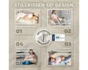 SEI Design Stillkissenbezug Musselin Natur 100% Baumwolle Bild 5
