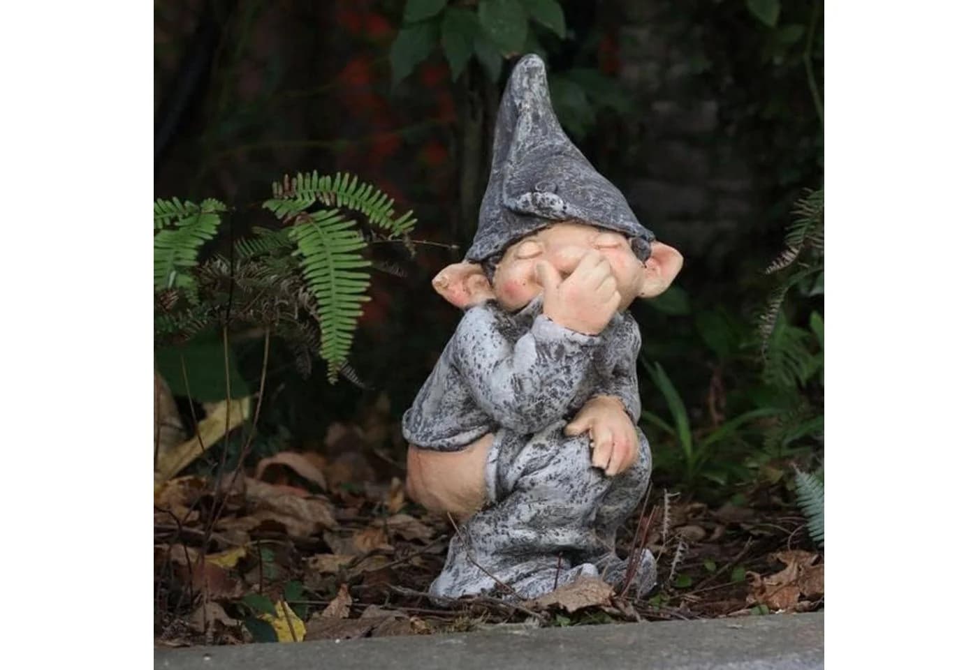 Frecher Gartenzwerg mit Po Wetterfest Lustige Gartenfigur - Bild 4