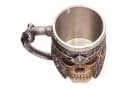 Edelstahl Bierkrug 3D Totenkopf Wikinger Schädel Becher 400 ml Bild 4