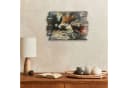 Kreative Feder Design-Wanduhr „Tee“ Shabby Style braun Bild 4