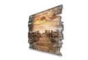 Kreative Feder Schlüsselbrett Shabby Style Holz 5 Haken Bild 1