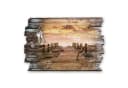 Kreative Feder Schlüsselbrett Shabby Style Holz 5 Haken Bild 2