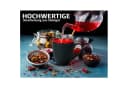 MiaMio Kaffeetassen Set 6x350ml Schwarz/Rot Steingut Bild 3