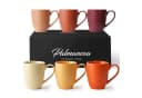 MiaMio Kaffeetassen-Set 6-tlg. Rot Keramik Matt Bild 2