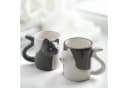 MiaMio Tasse 3D-Katzen 350 ml 2-tlg. Keramik Grau Bild 5
