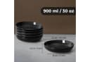 MiaMio Suppenteller 6er Set 900 ml Tiefe Teller Bild 1