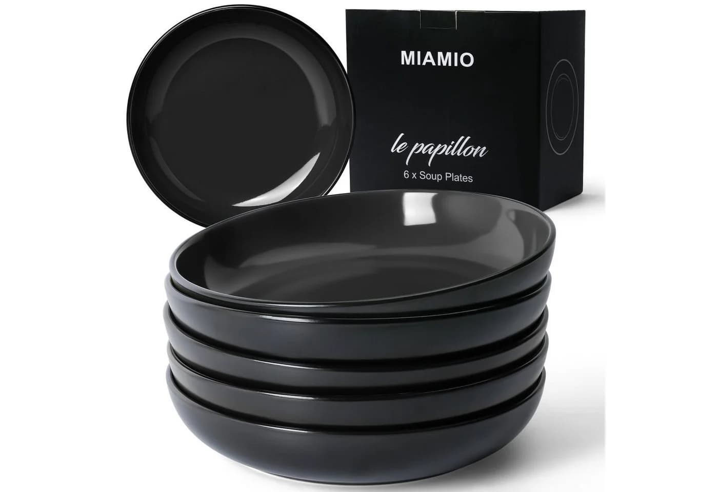 MiaMio Suppenteller 6er Set 900 ml Tiefe Teller - Bild 2