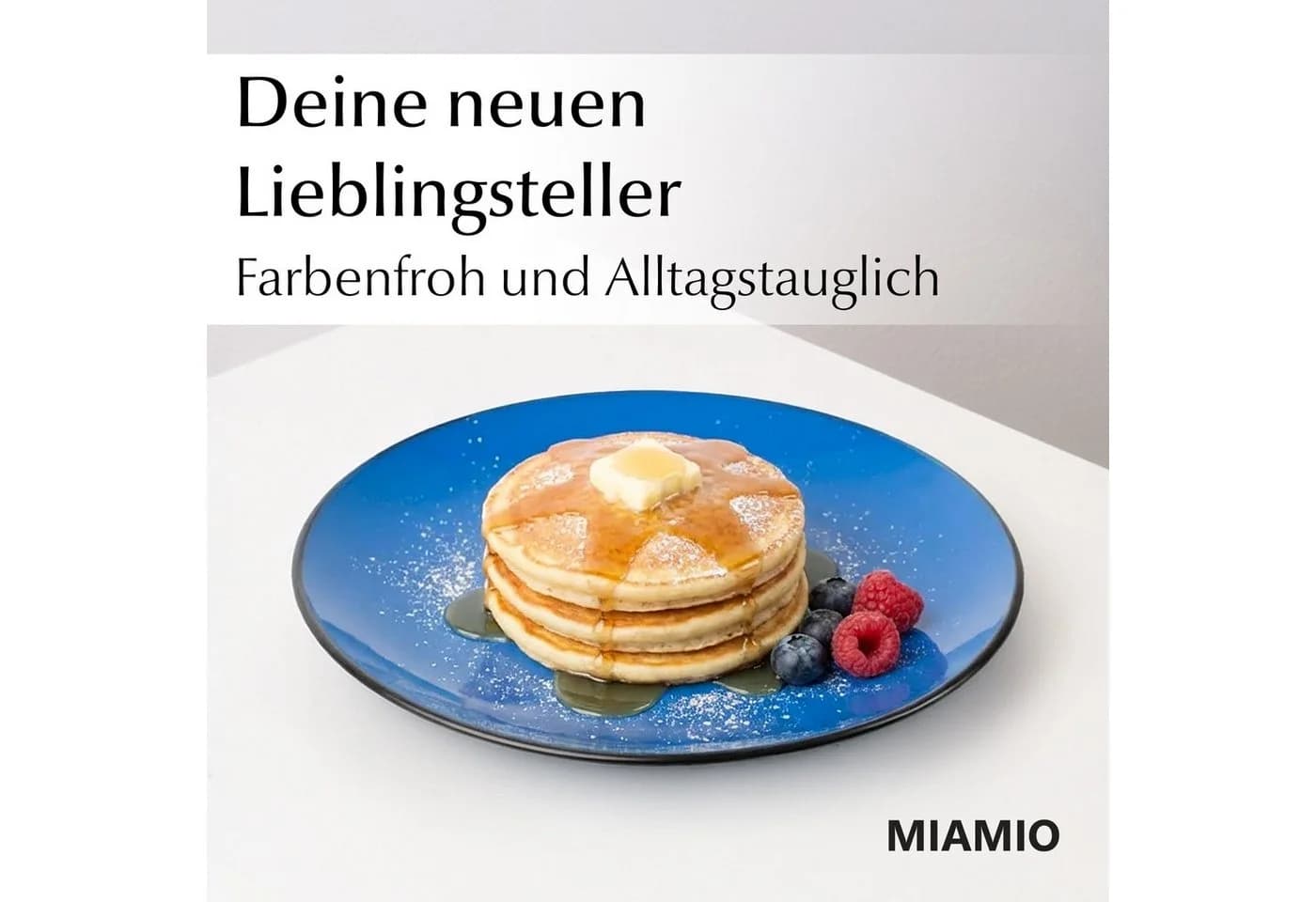 MiaMio Le Papillon Teller-Set 6-tlg. Bunt Keramik Ø 20,5 cm