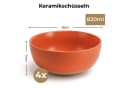 MiaMio Müslischale Aura Cozy Neutral 4-tlg. Keramik Braun Bild 1