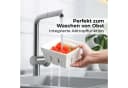 MiaMio Beerenkorb-Set 2-tlg. mit Abtropffunktion, Keramik, Weiß Bild 5
