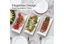 MiaMio Servierplatten-Set Aura 3-teilig Keramik Weiß Rechteckig Bild 4