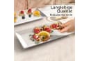 MiaMio Servierplatten-Set Aura 3-teilig Keramik Weiß Rechteckig Bild 5