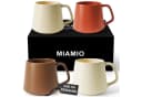 MiaMio Tasse Luxe Kaffeebecher 420 ml Beige Pastel 4-tlg. Keramik Bild 2
