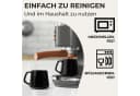MiaMio Luxe Kaffeebecher 4-tlg. Schwarz 420 ml Keramik Bild 5