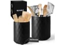 MiaMio Besteckhalter Palmanova Diamantmuster Schwarz 2er-Set Bild 2
