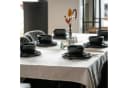MiaMio Geschirr-Set Luxe Tafelservice 12-teilig Schwarz Keramik Bild 1