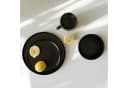 MiaMio Geschirr-Set Luxe Tafelservice 12-teilig Schwarz Keramik Bild 4