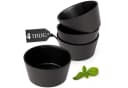 MiaMio Müslischale Luxe 740 ml Schwarz, Keramik, (Set, 4-tlg) Bild 2
