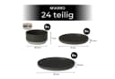 MiaMio Tafelservice Sierra Basalt 24-tlg. Beige Keramik Bild 3