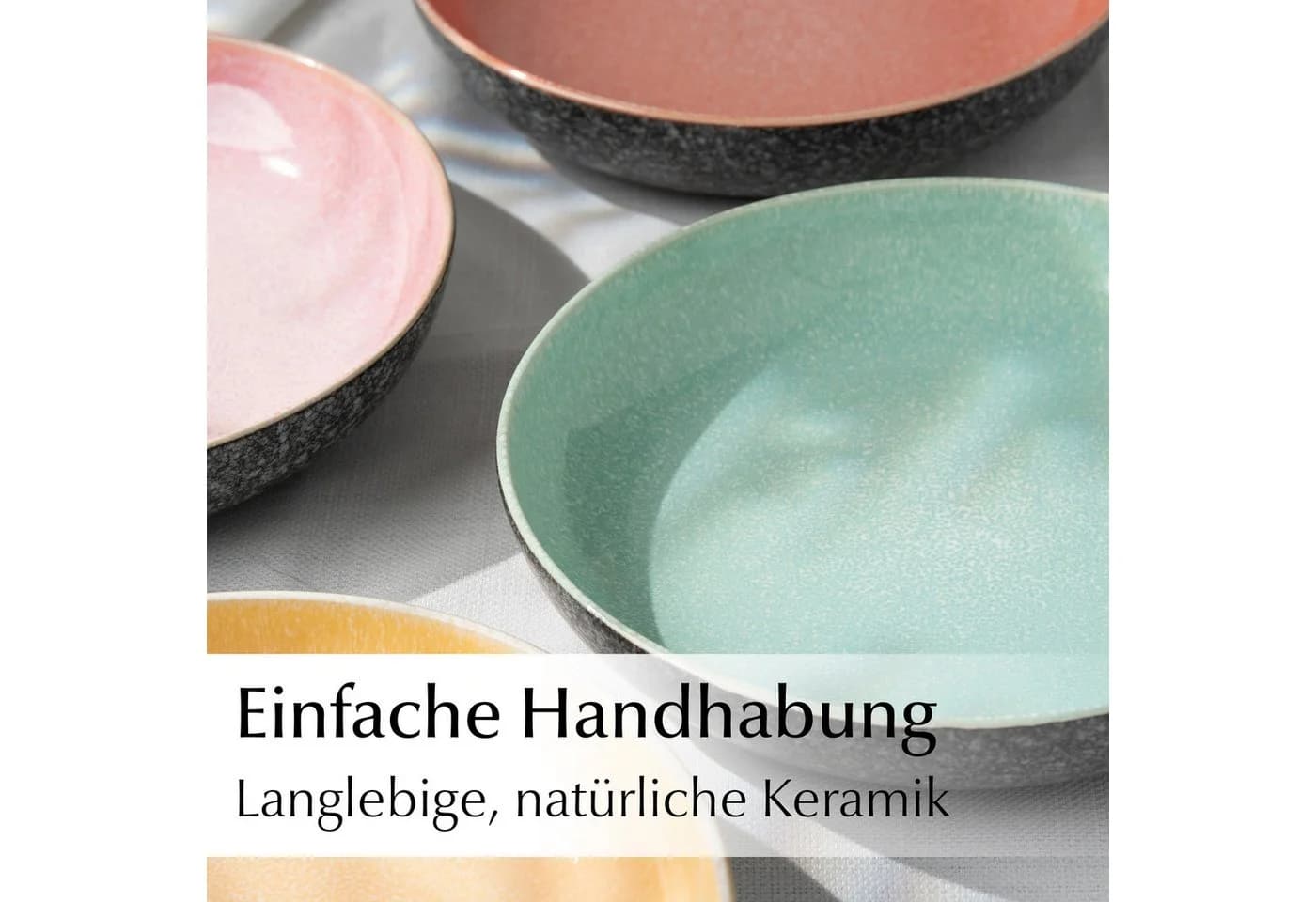 MiaMio Suppenteller Las Palmitas bunt 6-teilig - Bild 4