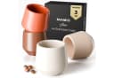 MiaMio Espressotasse Luxe ohne Henkel 90 ml Beige Pastel 4-tlg. Keramik Bild 2